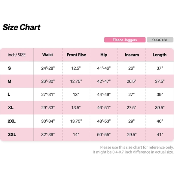 Fleece lined plaid joggers-worn once - Picture 5 of 5